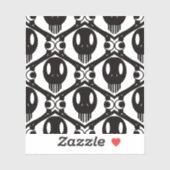 Sticker Visages morbides (Feuille)