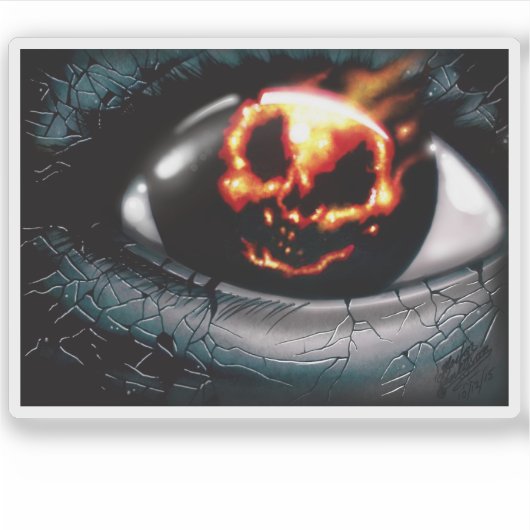 Sticker "Vision incendie" (Devant)