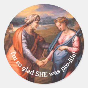 Sticker Visitation Classic Round