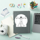 Sticker Vitruvian Man : Embrassez la sagesse intemporelle (Couverture iPad)