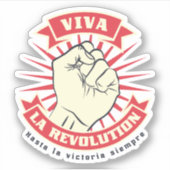 Sticker Viva La Révolution (Devant)