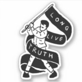 Sticker Vive la vérité (Devant)