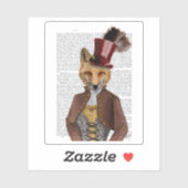 Sticker Vivienne Steampunk Fox (Feuille)