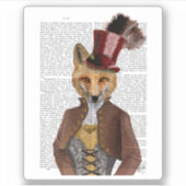 Sticker Vivienne Steampunk Fox (Devant)