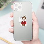 Sticker Vivre la vie de l'épouvantail | Humour professionn (Téléphone)