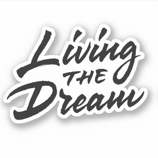 Sticker Vivre Le Rêve (Devant)