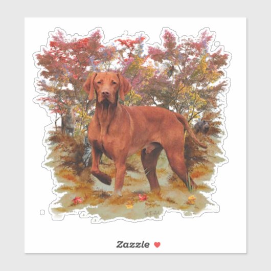 Sticker Vizsla (Feuille)