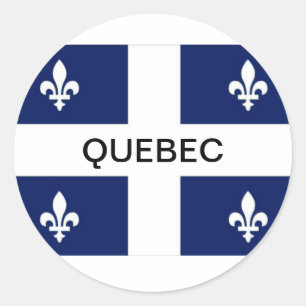 Sticker vlag Quebec