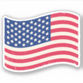 Sticker  vlag van de Verenigde Staten (Voorkant)