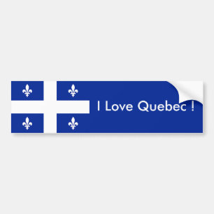 Sticker Vlag van Quebec, Canada