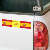 Sticker vlag van Spanje (Op Truck)