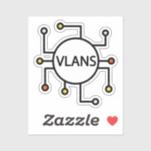 Sticker VLAN Networkers (Feuille)