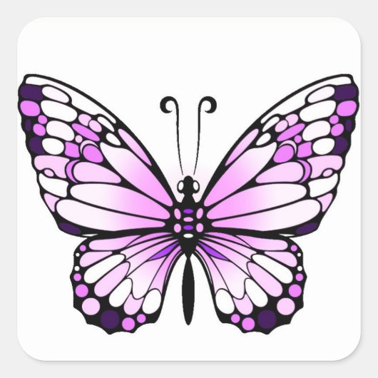 sticker vlinder (Voorkant)