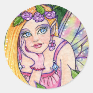 Sticker Vlinder Flower Fairy Fantasy Ann Howard