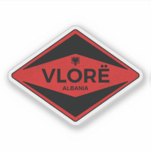 Sticker Vlorë Albanie Vintage
