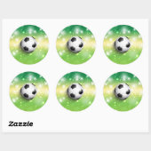 Sticker-Voetbal Ronde Sticker (Vel)
