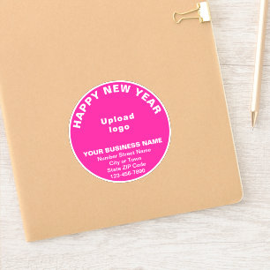 Sticker Vœux d'entreprise pour la nouvelle année sur vinyl