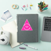 Sticker Vœux professionnels de Noël sur vinyle triangle ro (Couverture iPad)