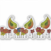 Sticker Vogelborte (Devant)