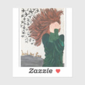 sticker Vogelvrije flacon (Vel)