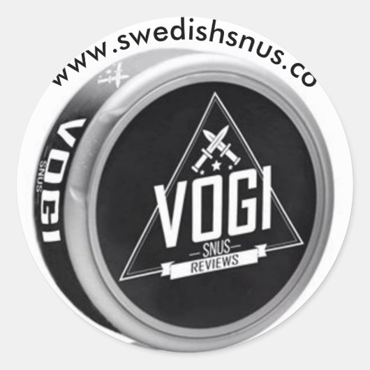 Sticker Vogi Snus (Devant)