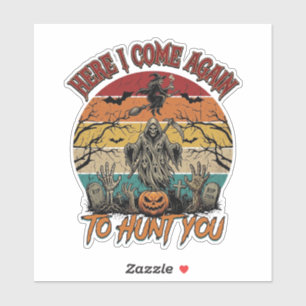 Sticker Voici encore une fois la Faucheuse Halloween Citro