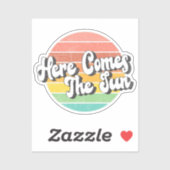 Sticker Voici Le Soleil (Feuille)