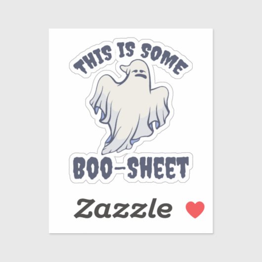 Sticker Voici un Boo Sheet Sassy Ghost (Feuille)