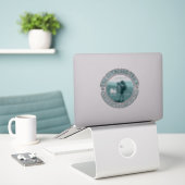 Sticker Voie terrestre (T) (Ordinateur portable sur le bureau)
