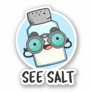 Sticker Voir Salt Funny Sea Salt