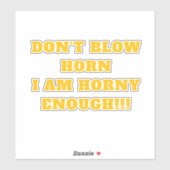 Sticker Voiture amusante (Feuille)