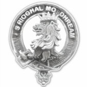 Sticker voiture de badge clan macgregor scotland (Devant)