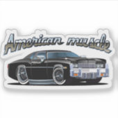 Sticker Voiture de dessin (Devant)