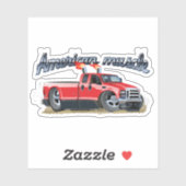 Sticker Voiture de dessin (Feuille)