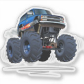 Sticker Voiture de dessin (Devant)