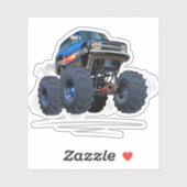Sticker Voiture de dessin (Feuille)