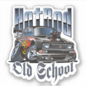 Sticker Voiture de dessin (Devant)