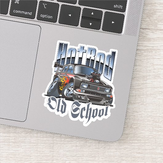 Sticker Voiture de dessin (Détail)