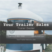 Sticker Voiture de la société Trailer Dealer publicité com (Devant)