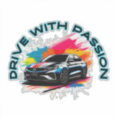 Sticker Voiture de luxe sportive (Devant)