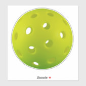Sticker Voiture de pickball vert (Feuille)