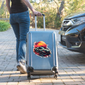 Sticker Voiture de sport de course (Valise Insitu)