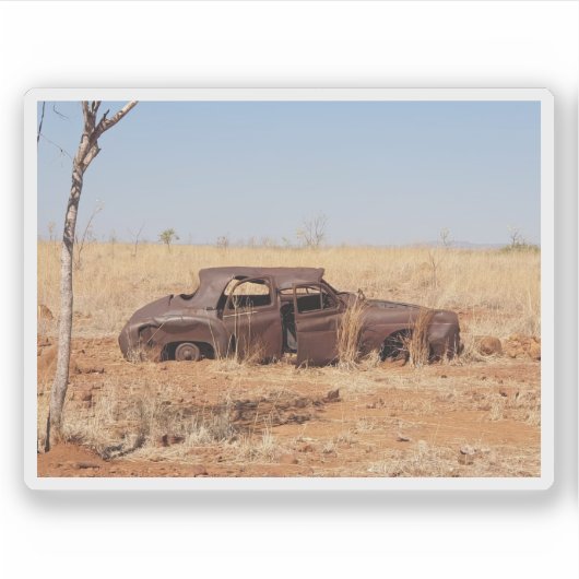 Sticker Voiture rouillée (Devant)