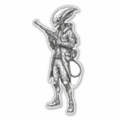 STICKER VOITURE SOLDIER ESPACE ALIEN (Devant)
