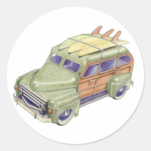 Sticker voiture Surf de jouets