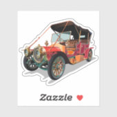 Sticker Voiture Vintage (Feuille)