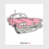 Sticker Voiture Vintage (Feuille)