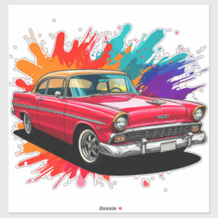 Sticker Voiture Vintage Classique