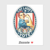 Sticker Voix des dames du chat (Feuille)