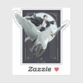Sticker Vol Anime HARRY POTTER™ avec Buckbeak (Feuille)